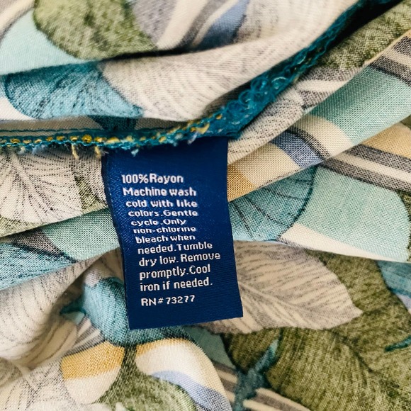 Apt. 9 Sleeveless Maxi Dress Striped Blue Green Floral - Picture 9 of 9